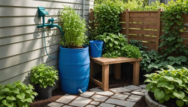 Comment récupérer l'eau de pluie au jardin ?