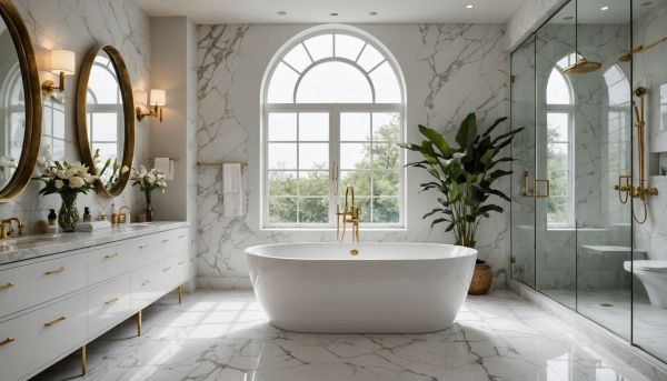 Installer une baignoire îlot de grand standing